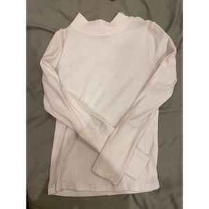 FREE PEOPLE white mock neck long sleeve size M